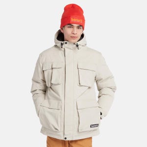 Timberland Men's Water Resistant Utility Insulated Jacket Island Fossil