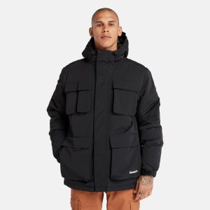Timberland Men's Water Resistant Utility Insulated Jacket Black