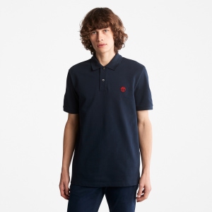 Timberland Men's Millers River Pique Polo Dark Sapphire