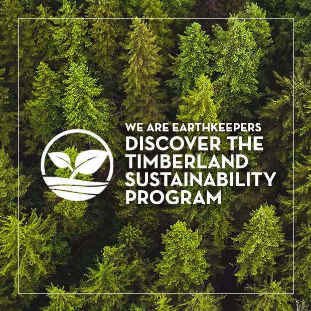We are Earthkeepers: Discover the Timberland Sustainability Program.
